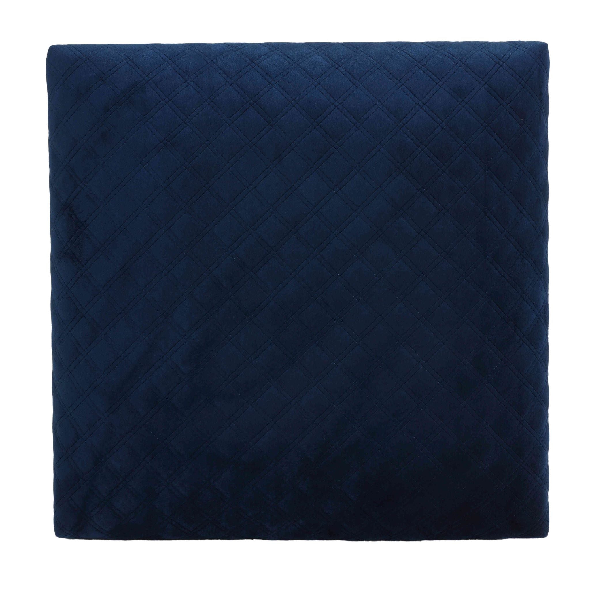 Lillia Square Ottoman, Navy