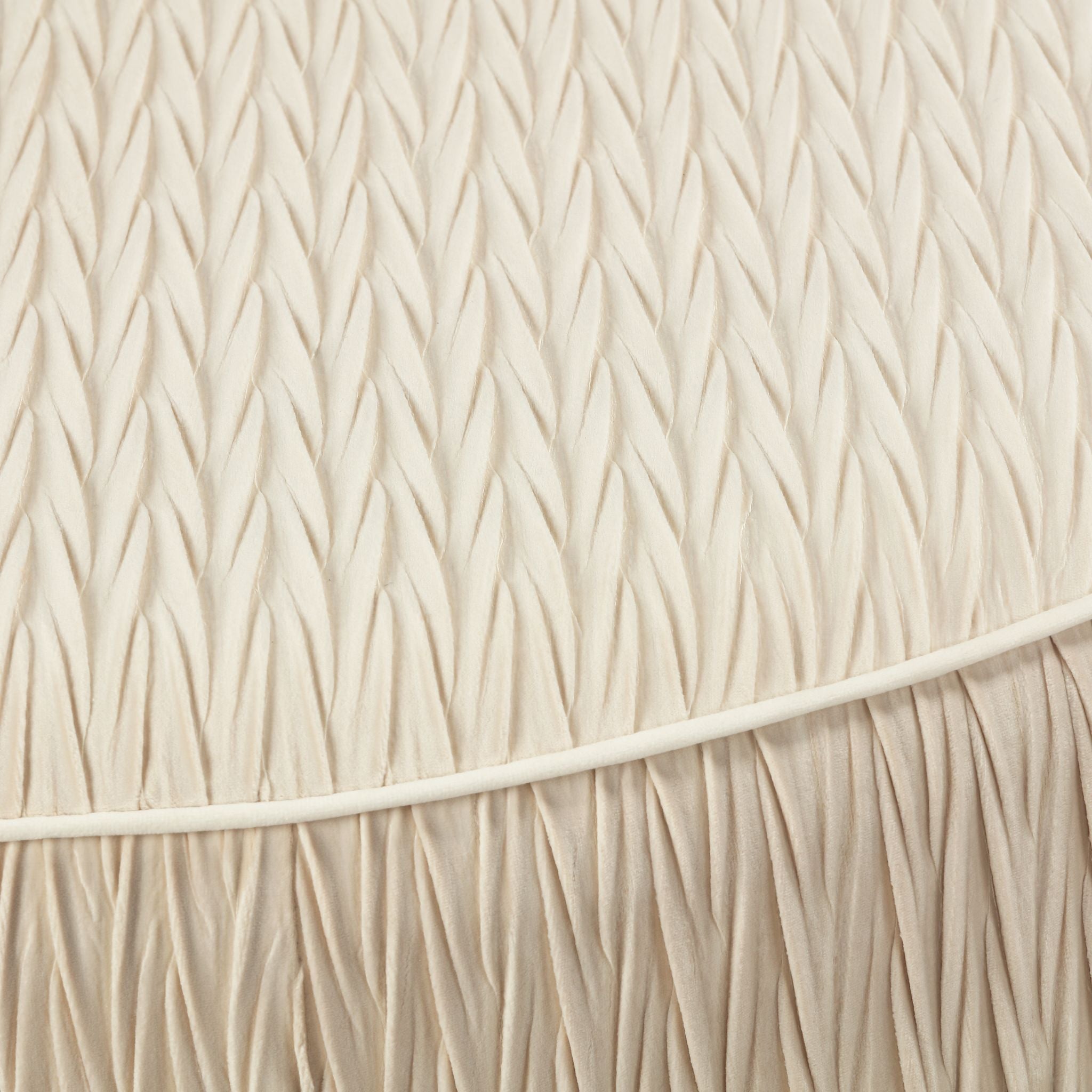 Valde Round Ottoman in Beige