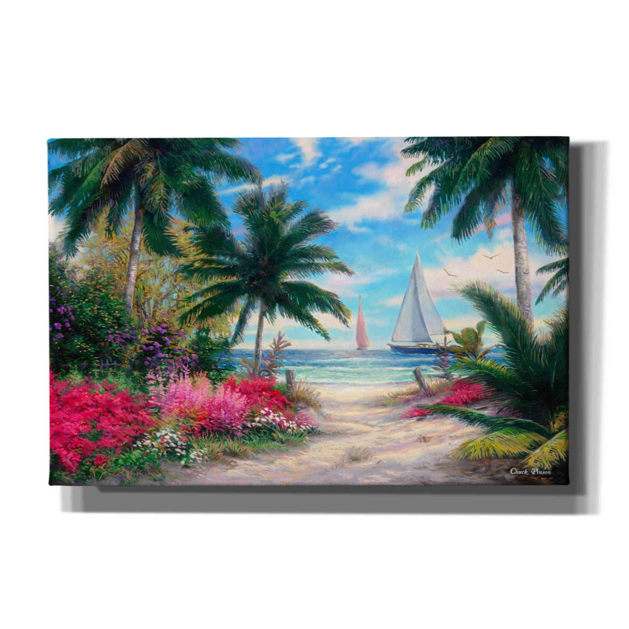 Cortesi Home 'Sea Breeze Trail' by Chuck Pinson, Canvas Wall Art