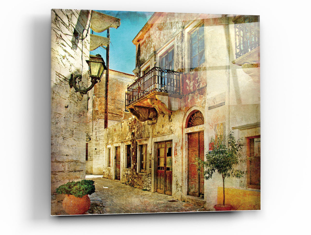 Ciao Bella III Tempered Glass Wall Art, 12" x 12"