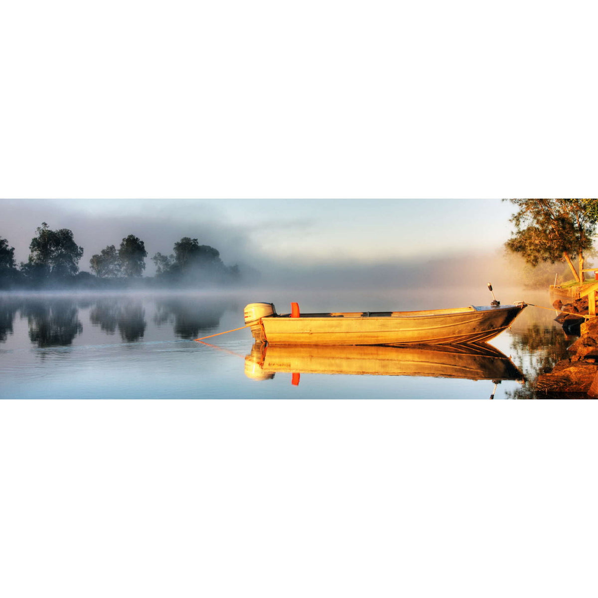 Lose Yourself Tempered Glass Wall Art, 16-Inch by 48-Inch