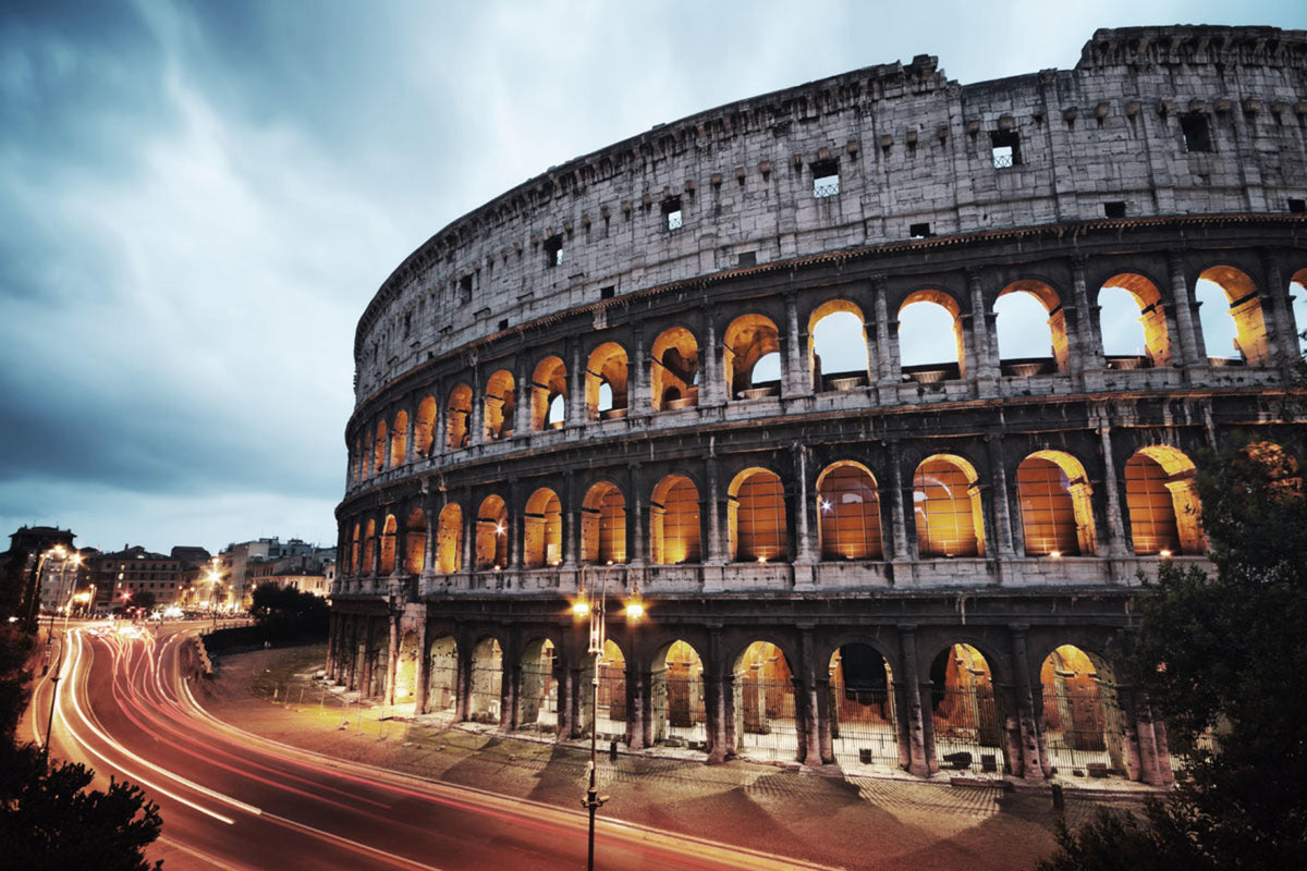Roman Nights Tempered Glass Wall Art, 24" x 36"