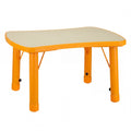 Cozy4Kids Adjustable Soap Shaped Plastic Activity Kids DeskTable, Orange