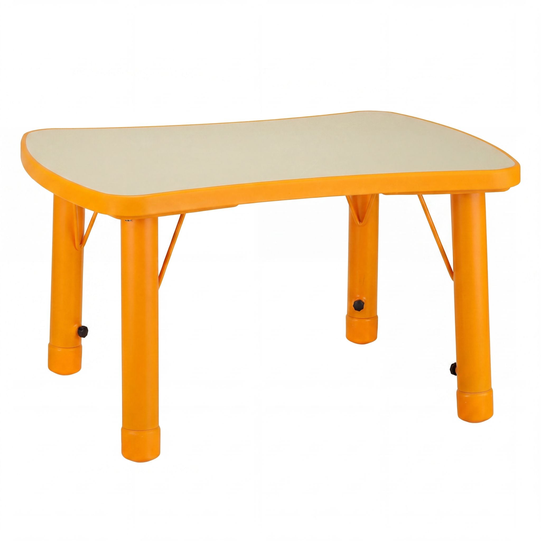 Cozy4Kids Adjustable Soap Shaped Plastic Activity Kids DeskTable, Orange