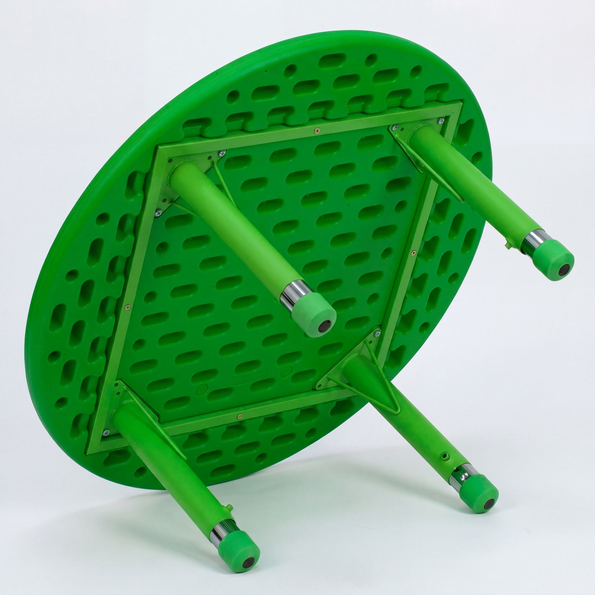 Cozy4Kids Adjustable Round Plastic Activity Table, Screaming Green