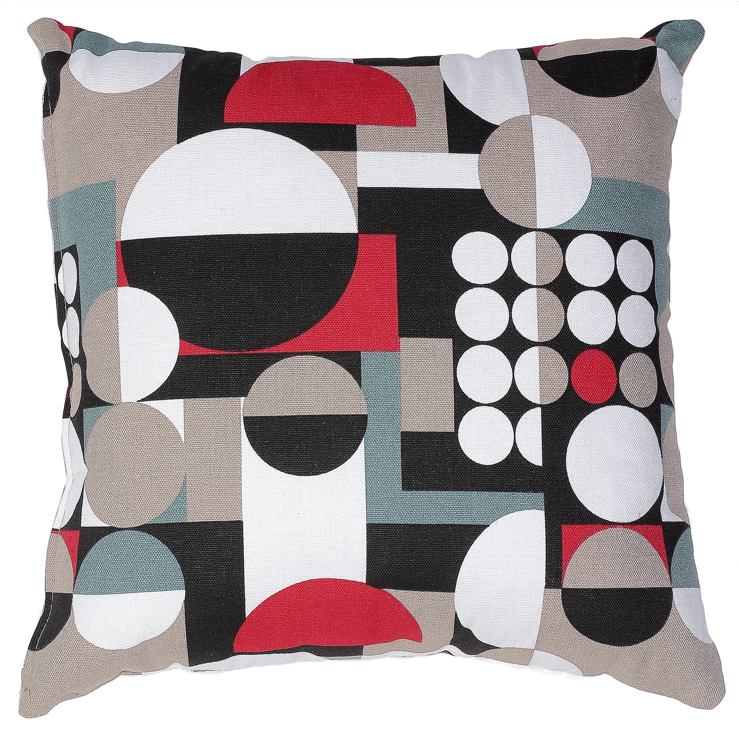 Cortesi Home Mondo Decorative Square Accent Pillow, Geometric Print