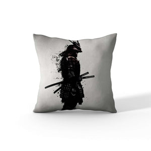 Cortesi Home 'Armored Samurai' by Nicklas Gustafsson, Decorative Soft Velvet Square 18"x18" Accent Throw Pillow with Insert