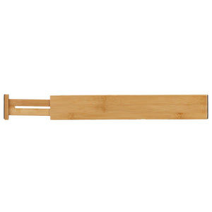 Cortesi Home Traci Natural Bamboo Spring Loaded Adjustable Drawer Divi –  CortesiHome