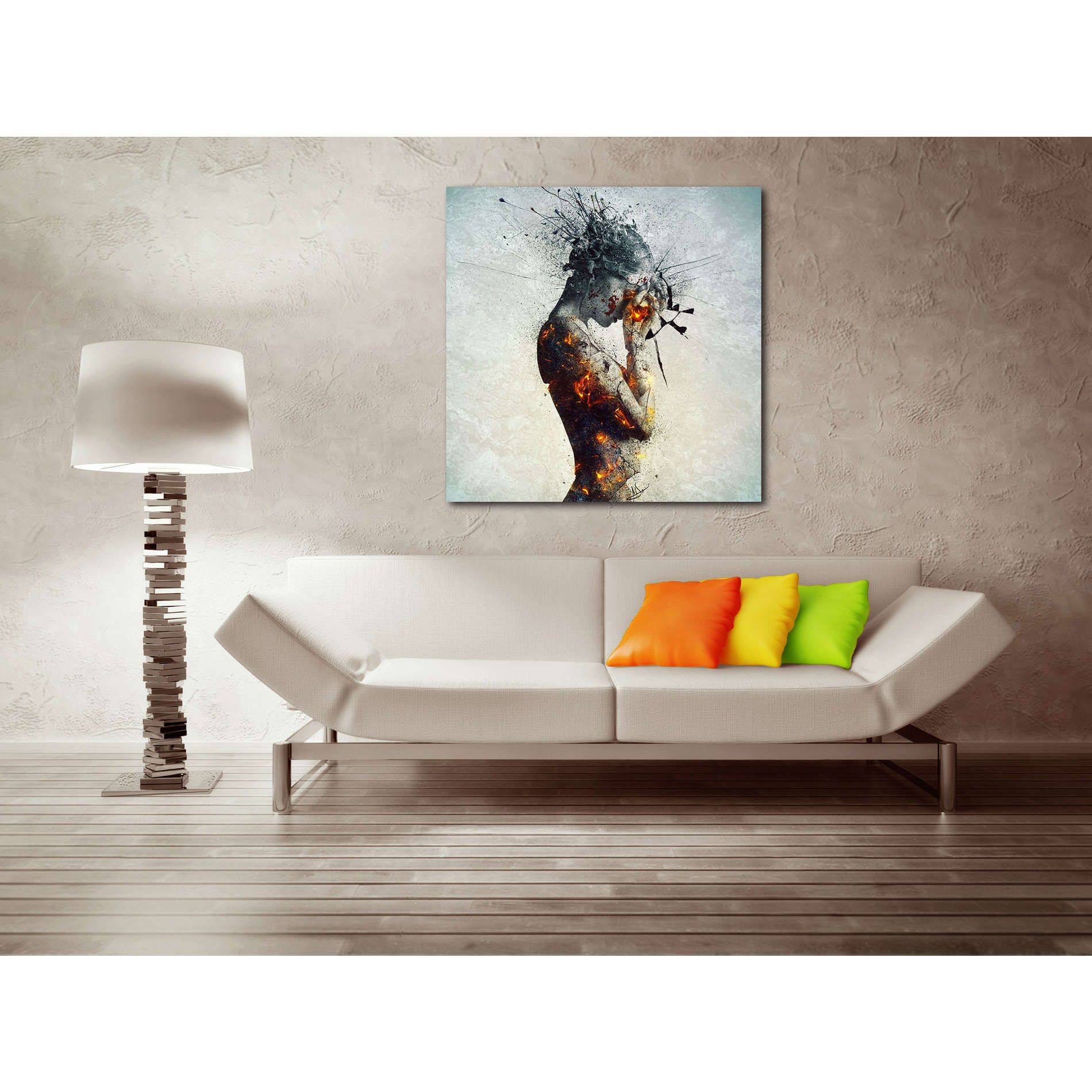 Cortesi Home 'Deliberation' by Mario Sanchez Nevado, Canvas Wall Art, 26"x26"