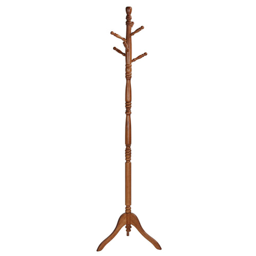 Cortesi Home CH-CR420500 Ross Wooden Coat Rack with Swivel Top, Oak