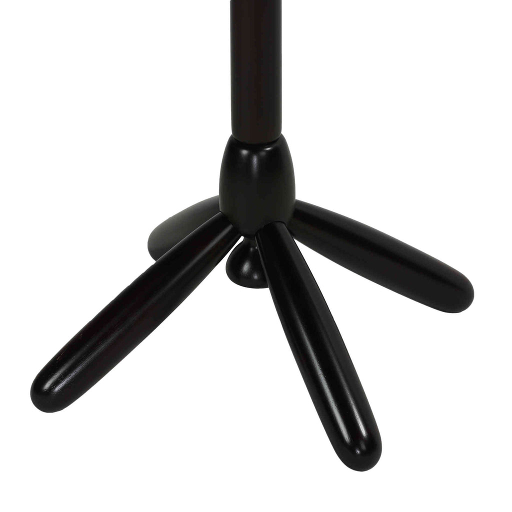 Cortesi Home CH-CR420505 Chandler Wooden Coat Rack, Dark Walnut