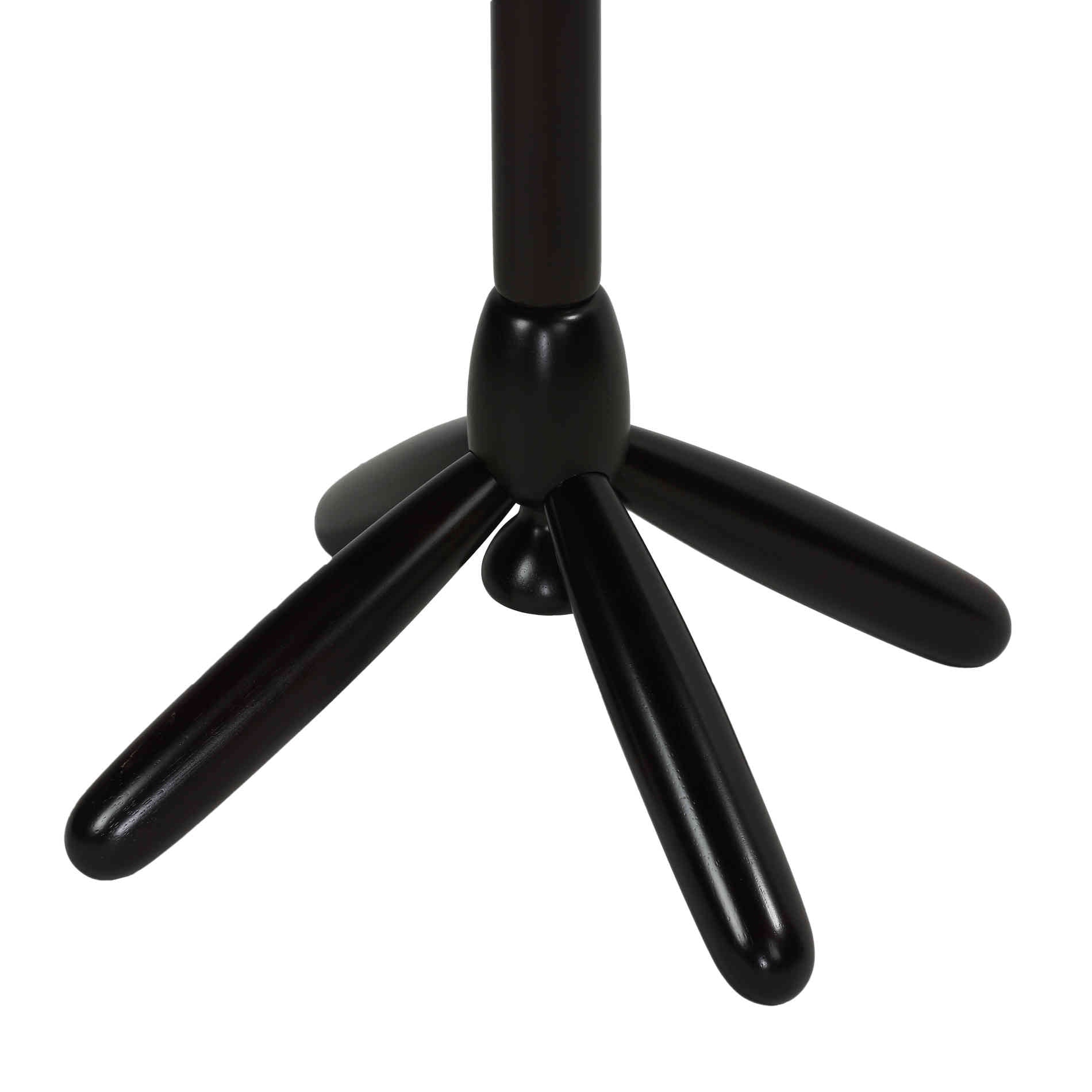 Cortesi Home CH-CR420505 Chandler Wooden Coat Rack, Dark Walnut