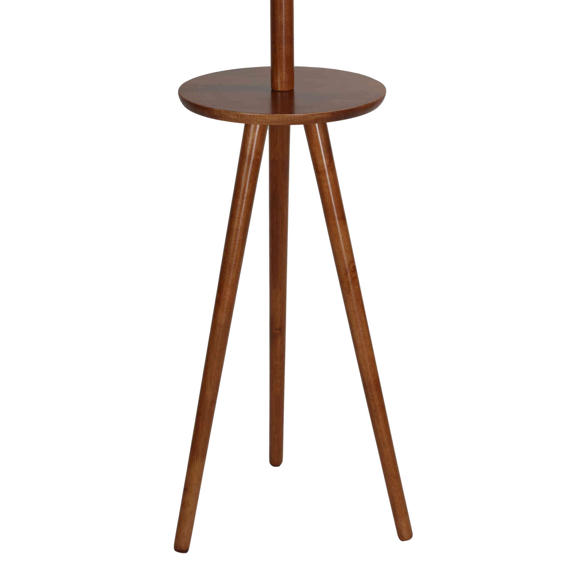 Cortesi Home CH-CR420512 Joey Wooden Coat Rack with Side Table, Oak