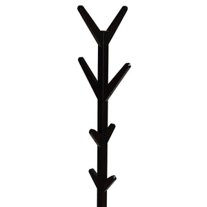 Cortesi Home Gunther Wooden Coat Rack Tree, Dark Espresso 8 hook