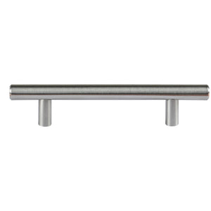 Cortesi Home Stockholm Contemporary T Bar Cabinet Pulls Kitchen Door Handles, 6 Inch (120mm) Length in Brushed Aluminum, 10 Pack