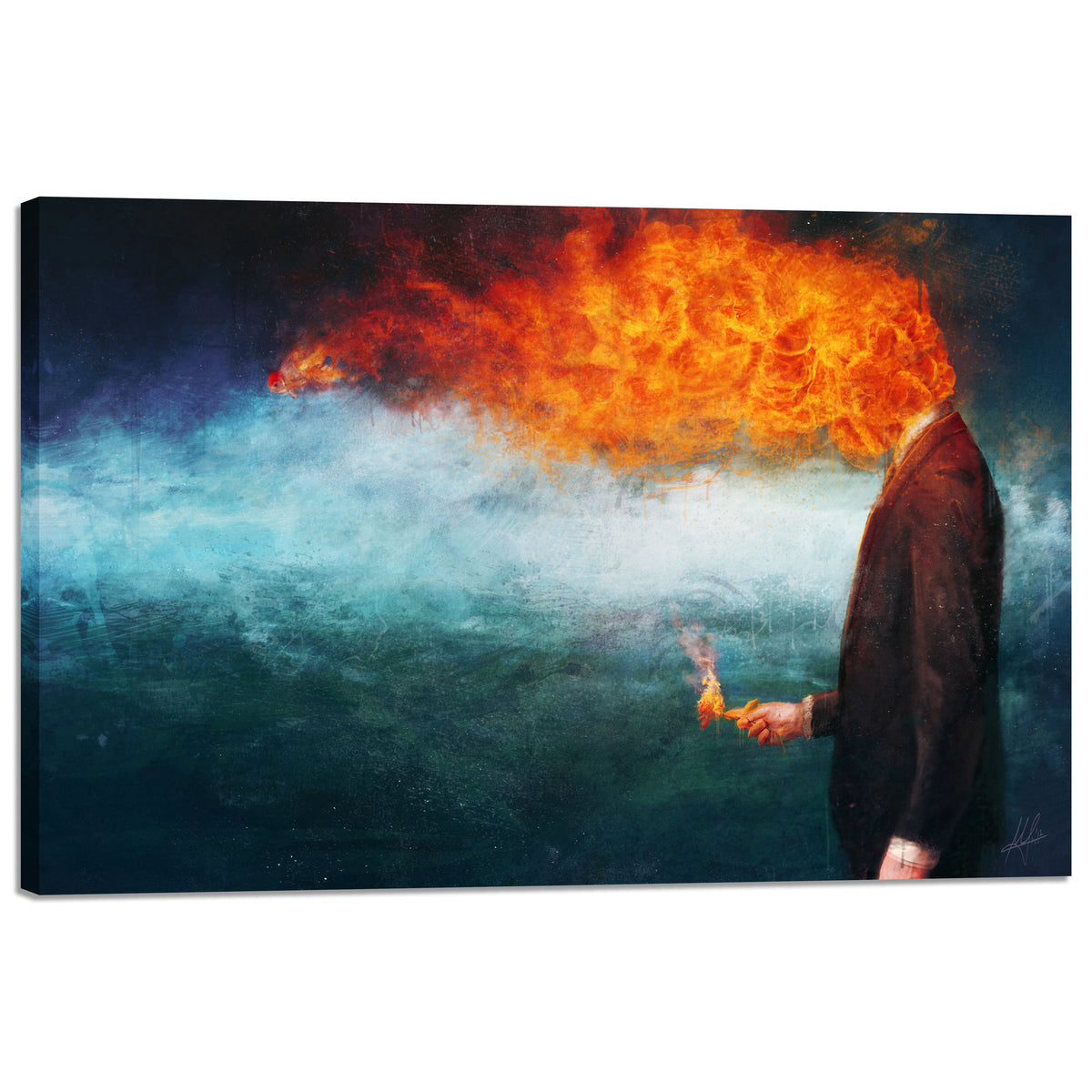 Cortesi Home "Deep" by Mario Sanchez Nevado, Giclee Canvas Wall Art
