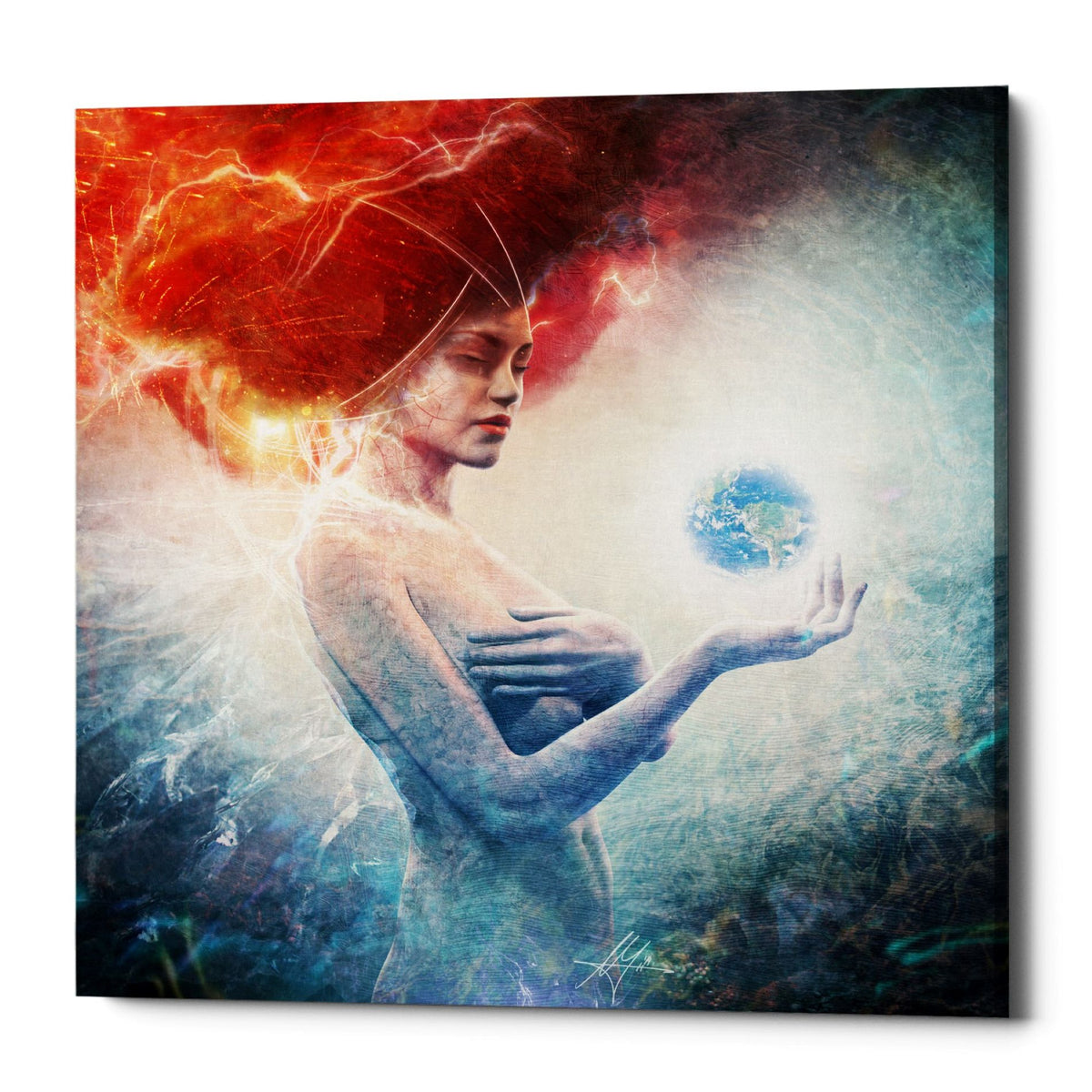 Cortesi Home "Living Frequencies" by Mario Sanchez Nevado, Giclee Canvas Wall Art