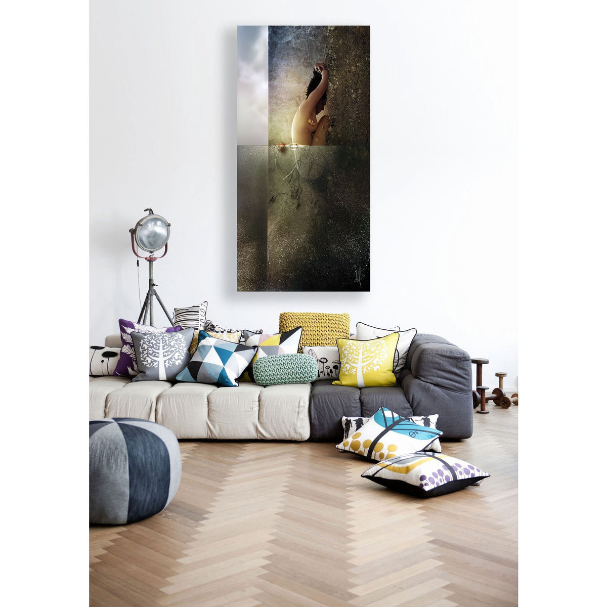 Cortesi Home "Reality Clash" by Mario Sanchez Nevado, Giclee Canvas Wall Art