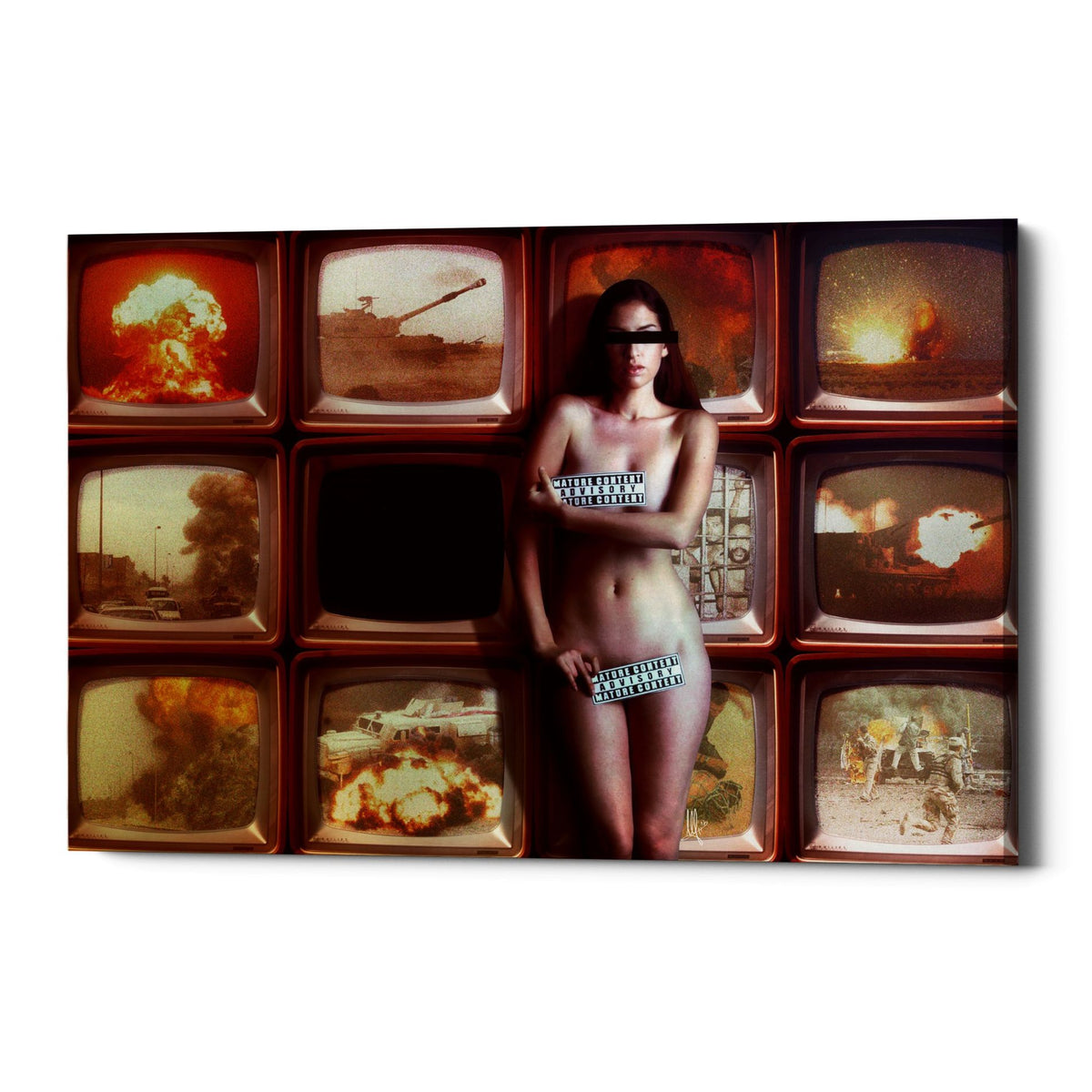 Cortesi Home "Retransmission" by Mario Sanchez Nevado, Giclee Canvas Wall Art