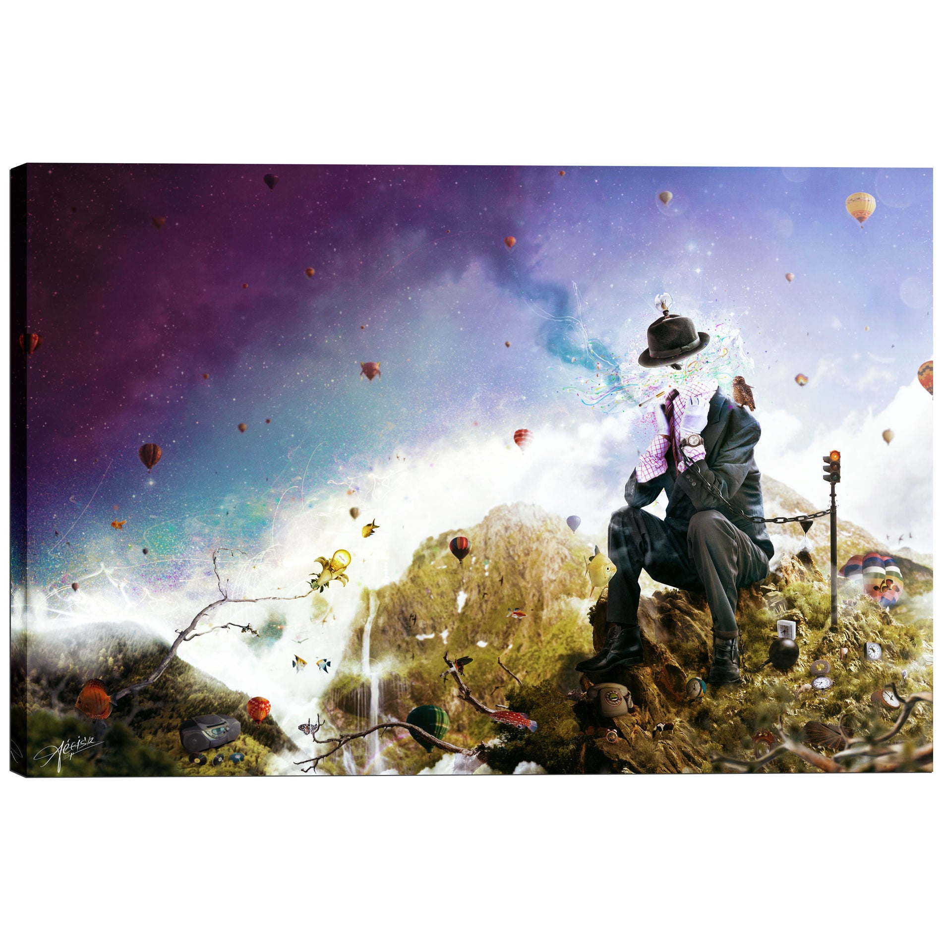 Cortesi Home "The Uninspired" by Mario Sanchez Nevado, Giclee Canvas Wall Art