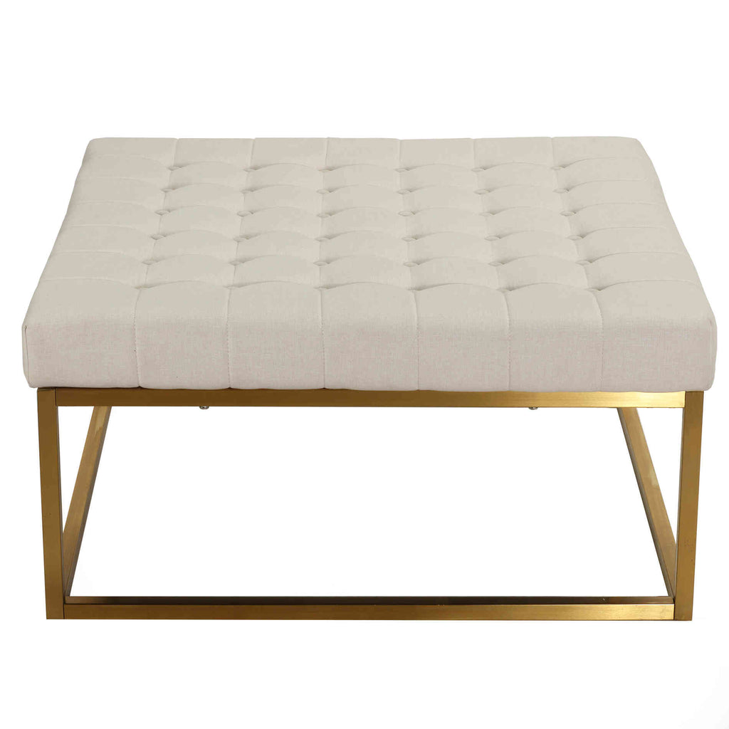 Cortesi Home Hepburn Tufted Ottoman