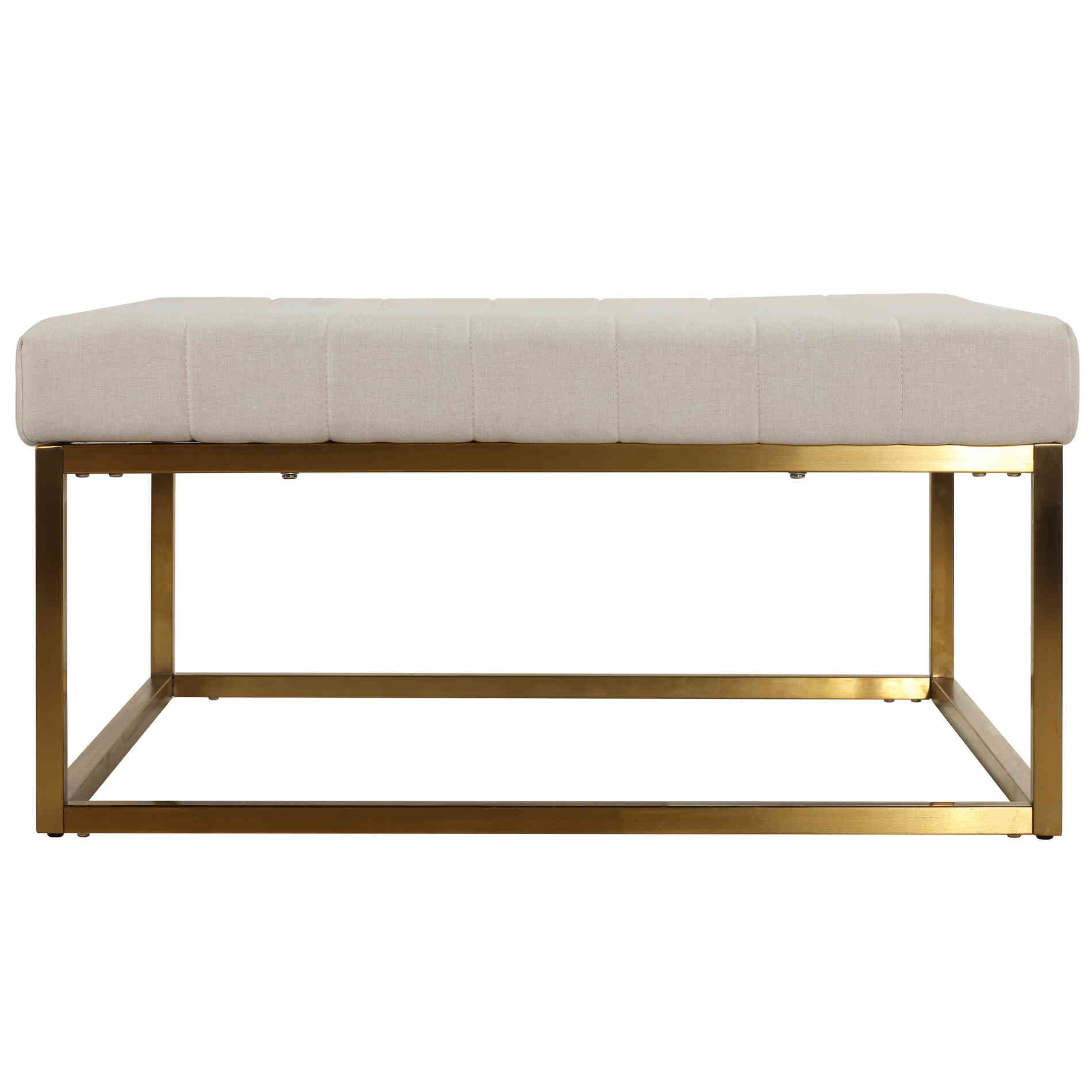 Cortesi Home Hepburn Tufted Ottoman