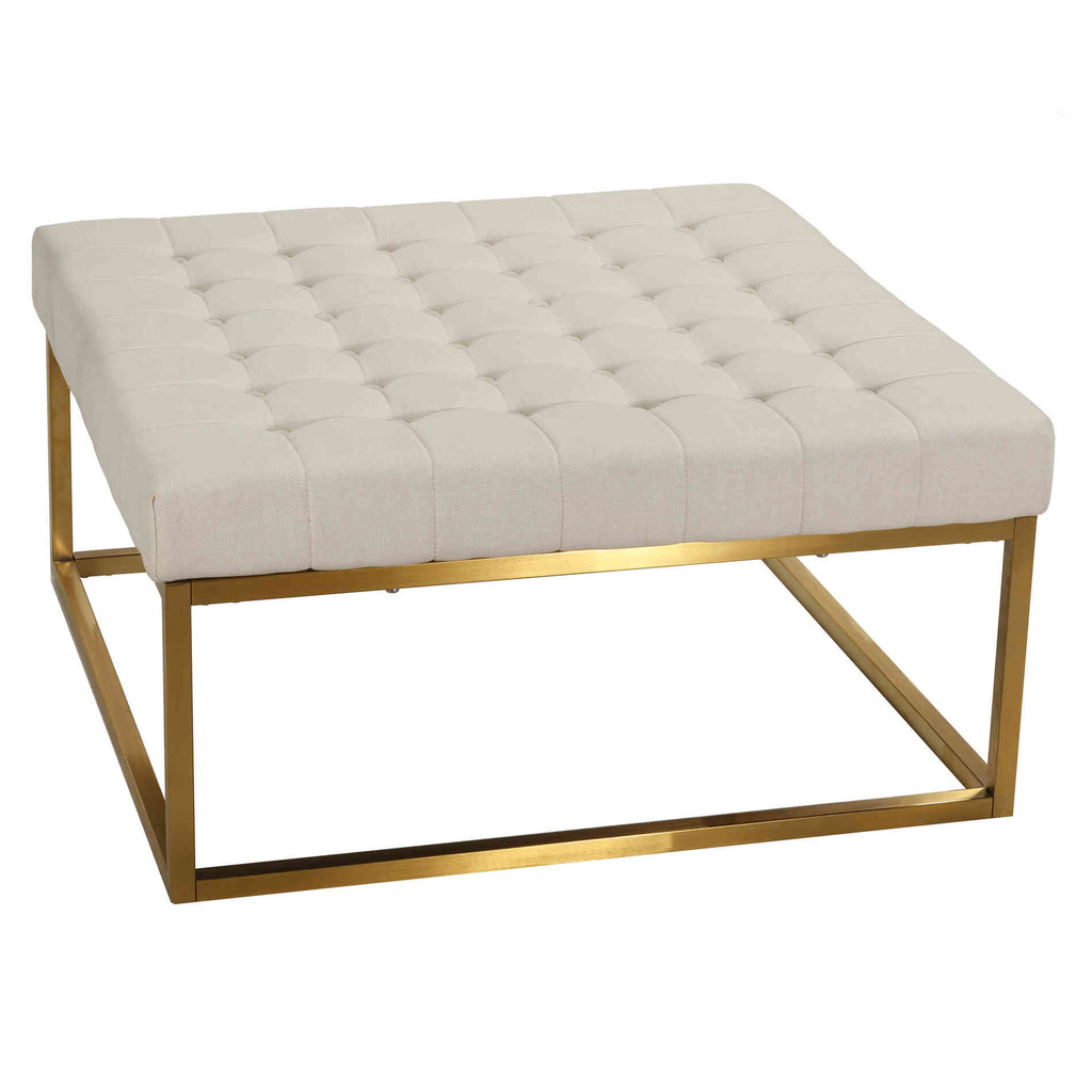 Cortesi Home Hepburn Tufted Ottoman