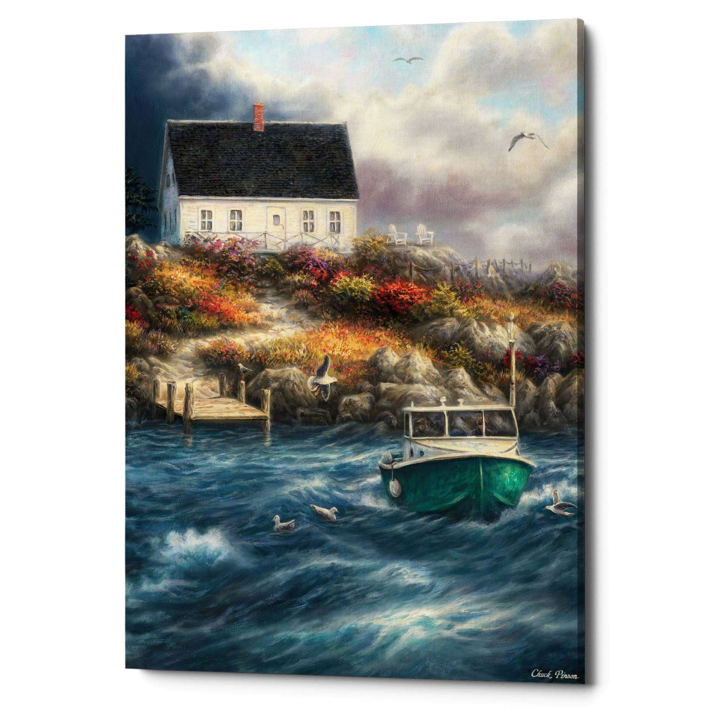Cortesi Home 'Cape Cod Afternoon' by Chuck Pinson, Canvas Wall Art