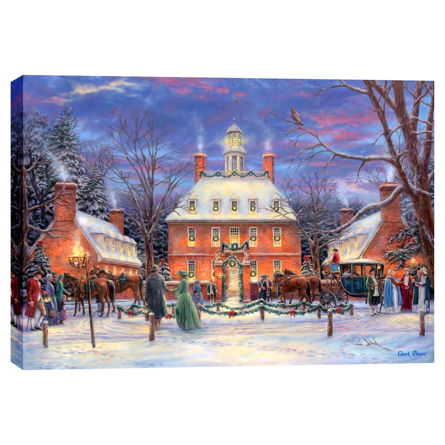 Cortesi Home 'The Governor's Party' by Chuck Pinson, Canvas Wall Art